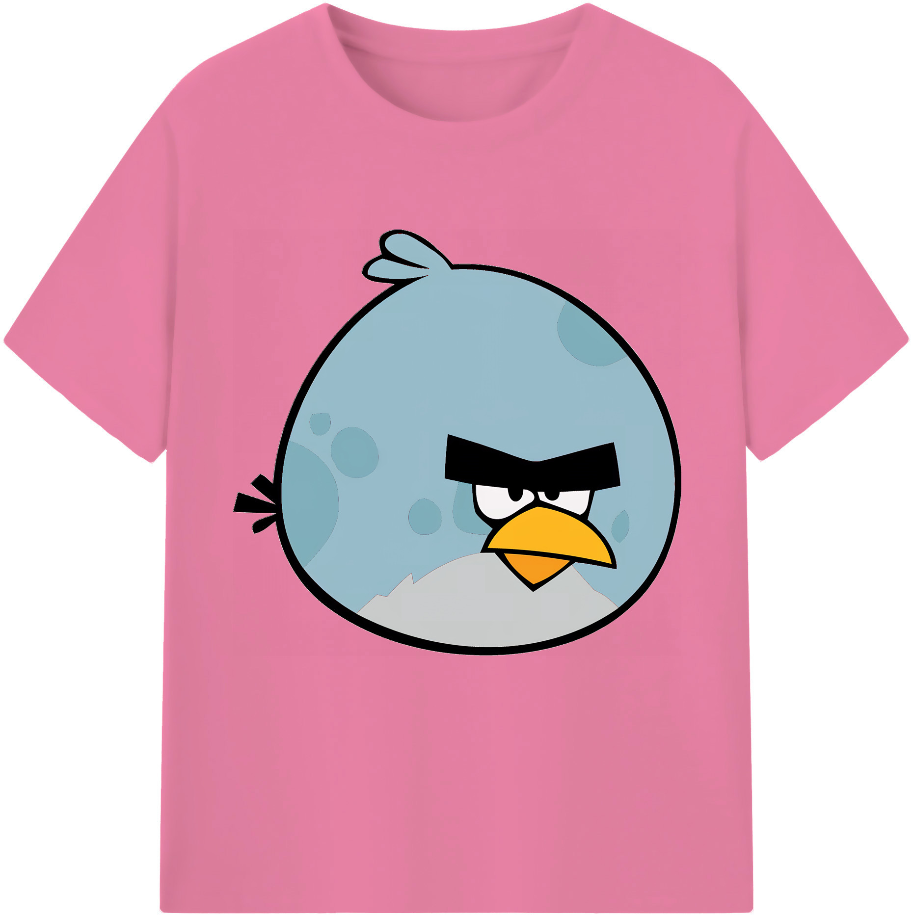 （画像用） Angry Birds アングリーバード 綿100％半袖Tシャツ（フロントプリント）